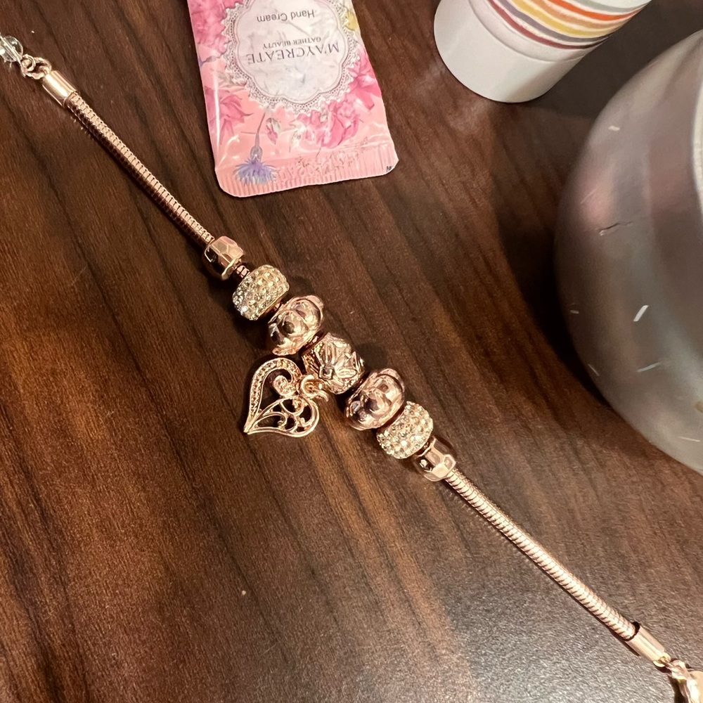 Rose gold bracelet